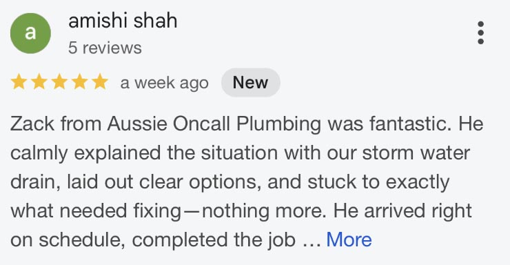 Oncall Plumbing Pennant Hills Review 3